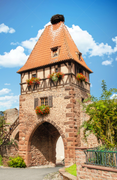 Chatenoix. La Tour des Sorcières.  Alsace. Bas Rhin
