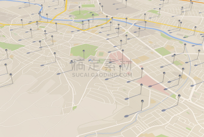 图像,三维图形,图钉,指示棒,街道图,路线图,全球定位系统,旅途,河流,背景