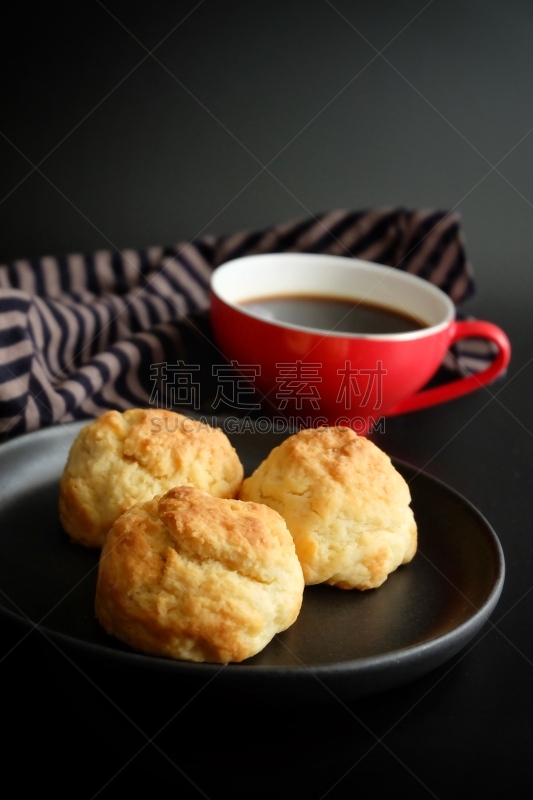 烤饼,奶泡,咖啡杯,草莓酱,蛋糕,泰国,甜点心,自制的,咖啡,白昼