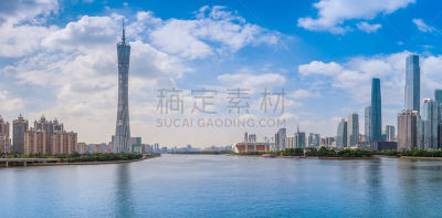 广州,风景,珀尔里福,广东省,三角洲,城市扩张,水,天空,夜晚,滨水