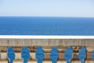 蒙特卡洛,蔚蓝海岸地区,阳台,图像,海洋,无人,水,夏天
