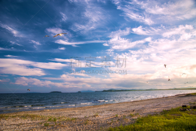 水,沙子,海滩,海洋,波浪,在上面,天空,风,夜晚,早晨