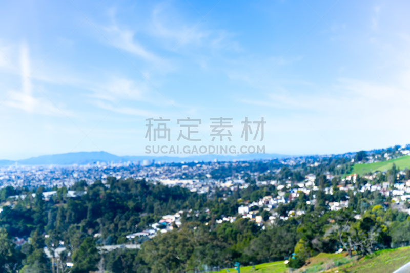 都市风景,旧金山,奥克兰,湾区,侧面视角,海湾大桥,国际著名景点,云,著名景点,自然美