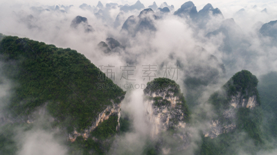云,山,圆形,绿色,天空,美,公园,水平画幅,石灰石,户外