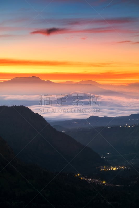 山,雾,早晨,背景,田地,阿帮峦山,婆罗摩火山,bromo-tengger-semeru national park,东爪哇,丹霞地貌