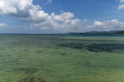 岛,看风景,冲绳县,西表岛,海岸线,当地著名景点,竹富町,纯净,夏天,海滩