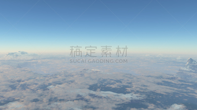 火山口,祖母,自然,天空,太空,美,臭氧层,水平画幅,无人,蓝色