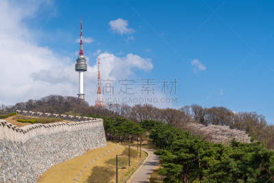 韩国,城市天际线,首尔,商务,照明设备,交通,迅速,现代,著名景点,朝鲜半岛