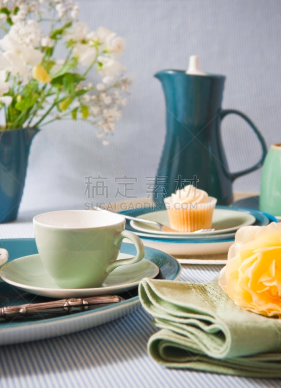 时间,茶,餐具,垂直画幅,选择对焦,温带的花,无人,茶碟,蛋糕,玫瑰