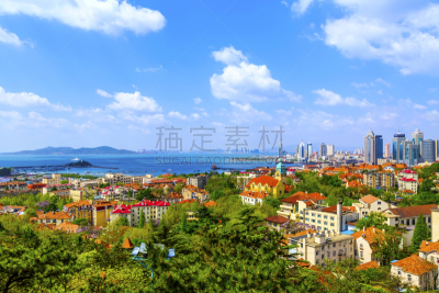 青岛,风景,自然美,山东省,潮汐,水,天空,美,公园,度假胜地