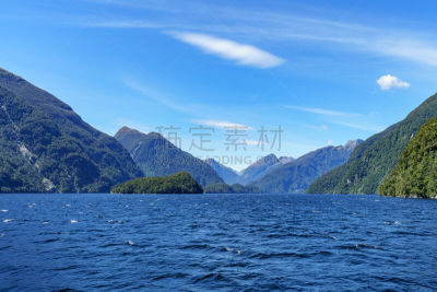 doubtful sound,峡湾,新西兰,船,南地大区,巨石,海岸线,南阿尔卑斯山脉,背景,岩石