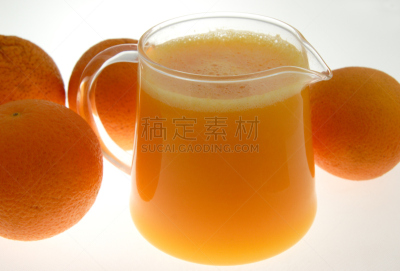 清新,日光,自然,饮食,水平画幅,橙色,无人,白色背景,巴伦西亚桔,果汁