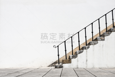 葡萄牙,楼梯,科英不拉,台阶,留白,水平画幅,墙,古老的,阴影