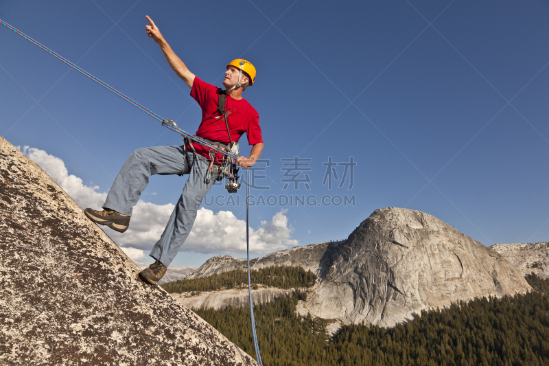 垂降,,灵感,水平画幅,无人,在边上,风险,偏远的,户外,决心