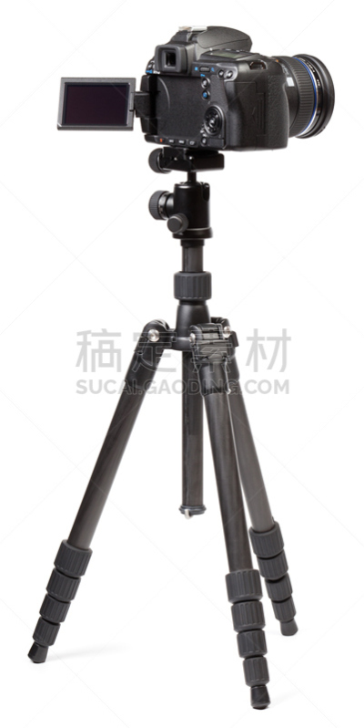 三脚架,数码相机,单反相机,垂直画幅,无人,巨大的,现代,光学仪器,背面视角,剪贴路径