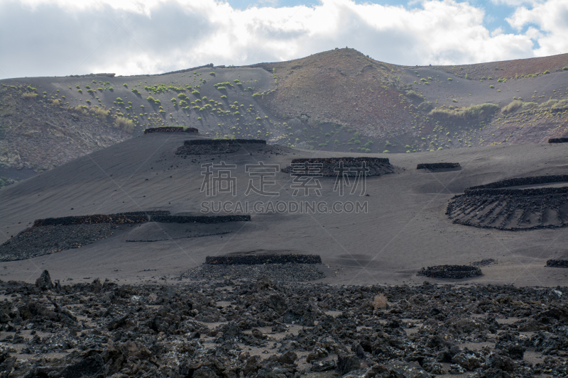 兰萨罗特岛,timanfaya national park,金丝雀,西班牙,看风景,海上航道,导游,天空,水平画幅,山