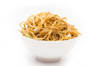 炒面,面条,白色背景,碳水化合物,中式外卖,快餐,外卖食品,不健康食物,味精,水平画幅