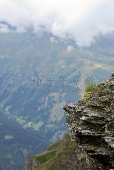 岩石,山脉,巴德加斯坦,垂直画幅,天空,无人,夏天,草,云景,石头
