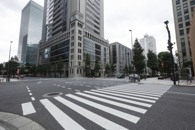 都市风景,日本,东京,城市生活,交通,现代,十字路口标志,建筑业,背景,户外