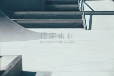 滑板公园,特写,部分,空的,运动,极限运动,半管,灰色,公园,极限自行车