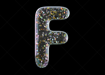字母,三维图形,英文字母f,气球,铝箔,透明,单词,风,玩具