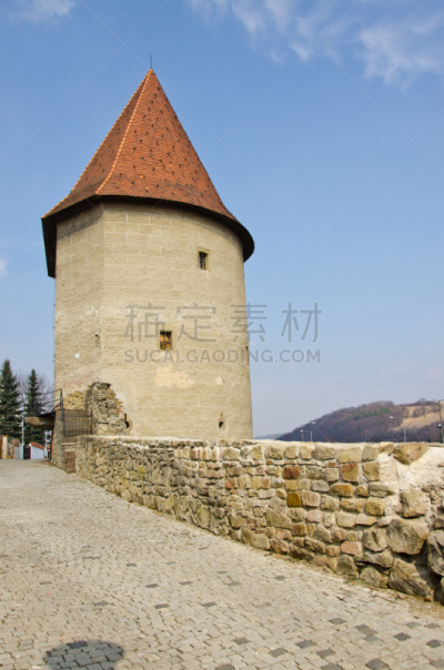巴尔代约夫,塔,斯洛伐克,围墙,大约15世纪,垂直画幅,纪念碑,旅游目的地,建筑,无人