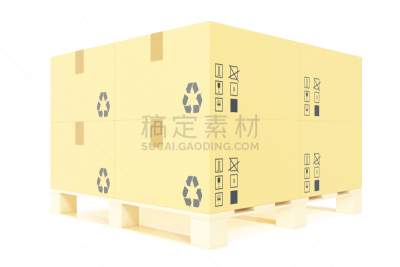 盒子,概念,背景,仓库,纸板,三维图形,礼物,货盘,叠,递送