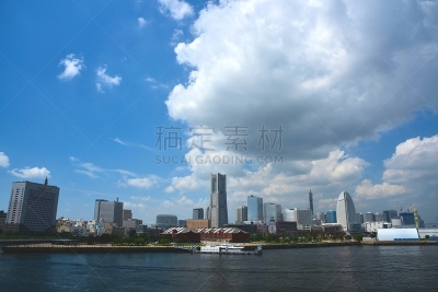 水平画幅,无人,户外,都市风景,城镇,横滨,神奈川县,横滨地标大厦,建筑