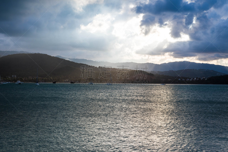 海滩,泰国,苏梅岛,水,天空,沙子,丁字裤,夏天,海岸地形,棕榈树