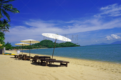 海滩,波铺,天空,穿衣服,休闲活动,水平画幅,沙子,旅行者,夏天,户外