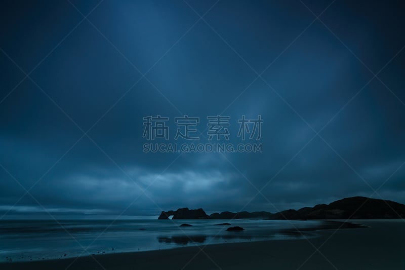 海滩,黄昏,天空,水平画幅,云,无人,曙暮光,旅行者,夏天,户外