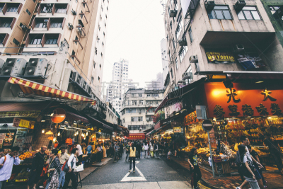 街道,铜锣湾,市场,食品,水平画幅,忙碌,家庭生活,商店,户外,图像