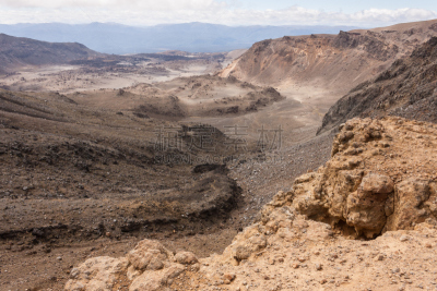 火山泥流,熔岩平原,火山喷口,水平画幅,山,无人,户外,山脊,田地,岩石