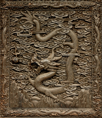 龙,东方人,亚洲,青铜,金属,青铜色,美术工艺,一个物体