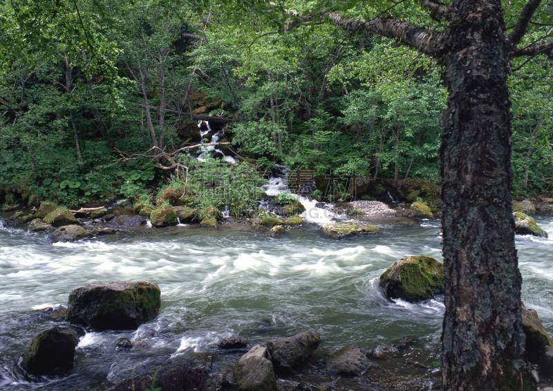 层云峡,夏天,沟壑,大雪山国家公园,昭和时期,上川,上川支厅,悬崖,水平画幅,档案