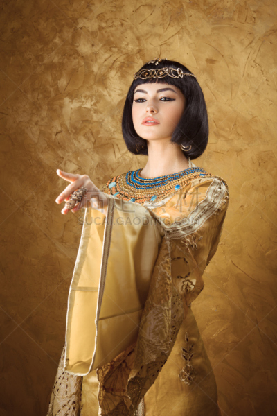 女人,克丽奥佩特拉,背面视角,黄金,埃及,自然美,垂直画幅,美,艺术家,褐色