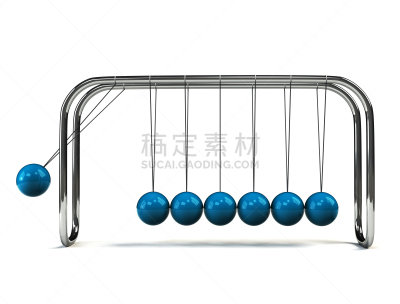 牛顿碰撞球,无人,计算机制图,牛顿,白色背景,摇篮,图像,三维图形,水平画幅,日本