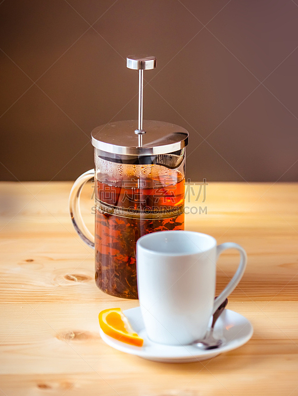 杯,茶,垂直画幅,早餐,咖啡馆,无人,饮料,柠檬,液体,茶壶