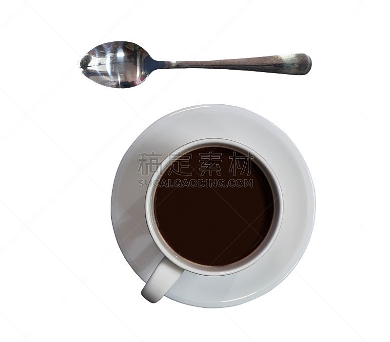 白色背景,拿铁咖啡,汤匙,咖啡杯,分离着色,饮料,茶,热,清新,背景分离
