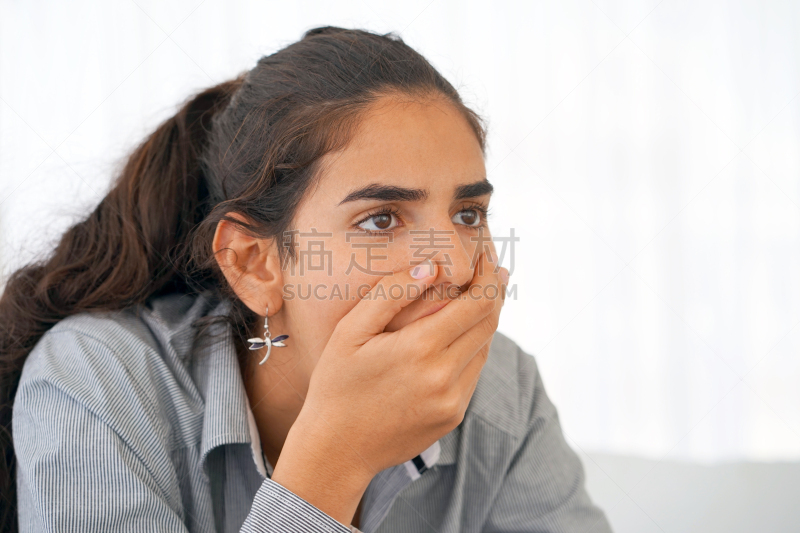 悲痛,女人,肖像,仅一个女人,情绪压力,痛苦,疲劳的,女性,生活方式