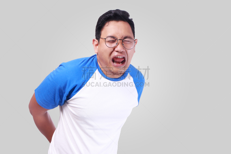 青年男人,腰痛,泰国人,腰部以下,马来西亚人,脊柱,男性,仅男人,仅成年人,眼镜