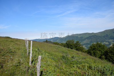 康塔勒,中央高地,天空,宁静,水平画幅,枝繁叶茂,地形,无人,衰老过程,户外