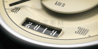 特写,量表,新年前夕,三维图形,计程表,2019,大特写,绘画插图,黑色背景,老爷车