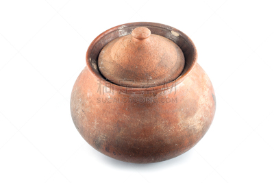 焖菜,古典式,分离着色,锅,粘土,炖锅,水平画幅,手艺,乡村风格,沸腾的