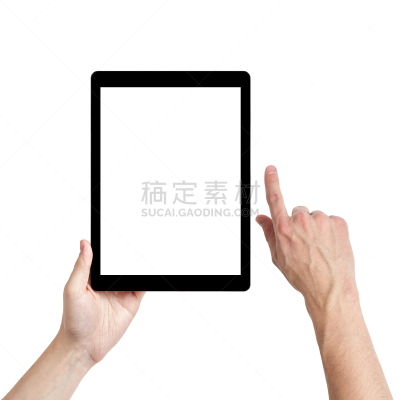 白色,成年的,手,平板电脑,显示器,男人,留白,笔记本电脑,白人,男性