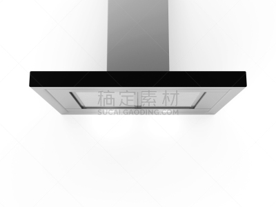 极简构图,抽油烟机,白色背景,分离着色,新的,风,溢价,家具,金属,商业厨房