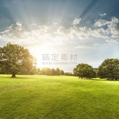 公园,德比,夏天,草原,高尔夫球场,高尔夫球运动,德拜,天空,山,无人