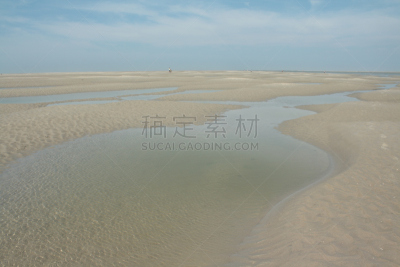 索姆,毕加底,法国,海湾,曼彻,水湾,天空,旅游目的地,水平画幅,地形