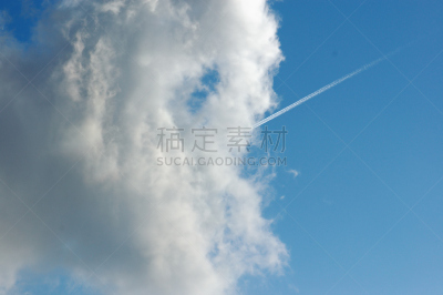 烟,拖车场,天空,风,水平画幅,无人,户外,交通方式,云景,白色