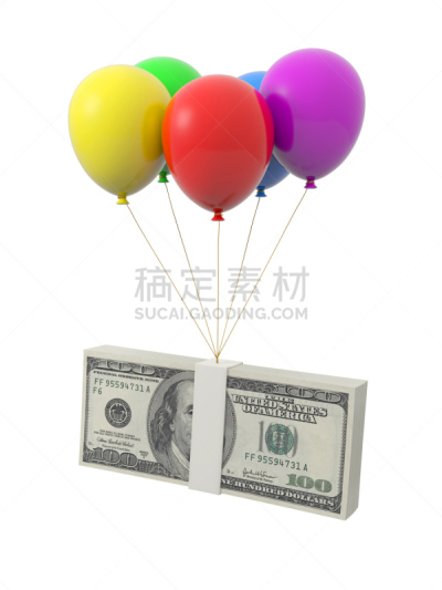 气球,垂直画幅,天空,风,形状,美元符号,符号,日元符号,卡通,白色